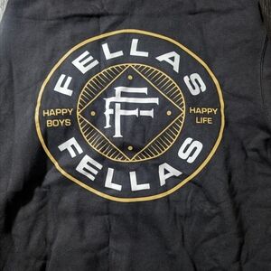 2# Fellas Fellas FF Happy Boys Happy Life Ryan Long Logo T-shirts hoodie